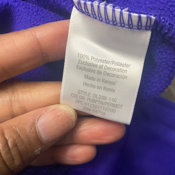 Danskin Now Purple Athletic Warm Up Pants Women's Size XXL w/ pockets - Picture 7 of 10